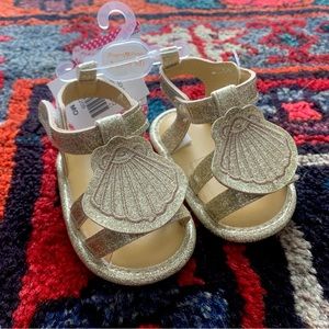 Gold Baby Sandals BRAND NEW